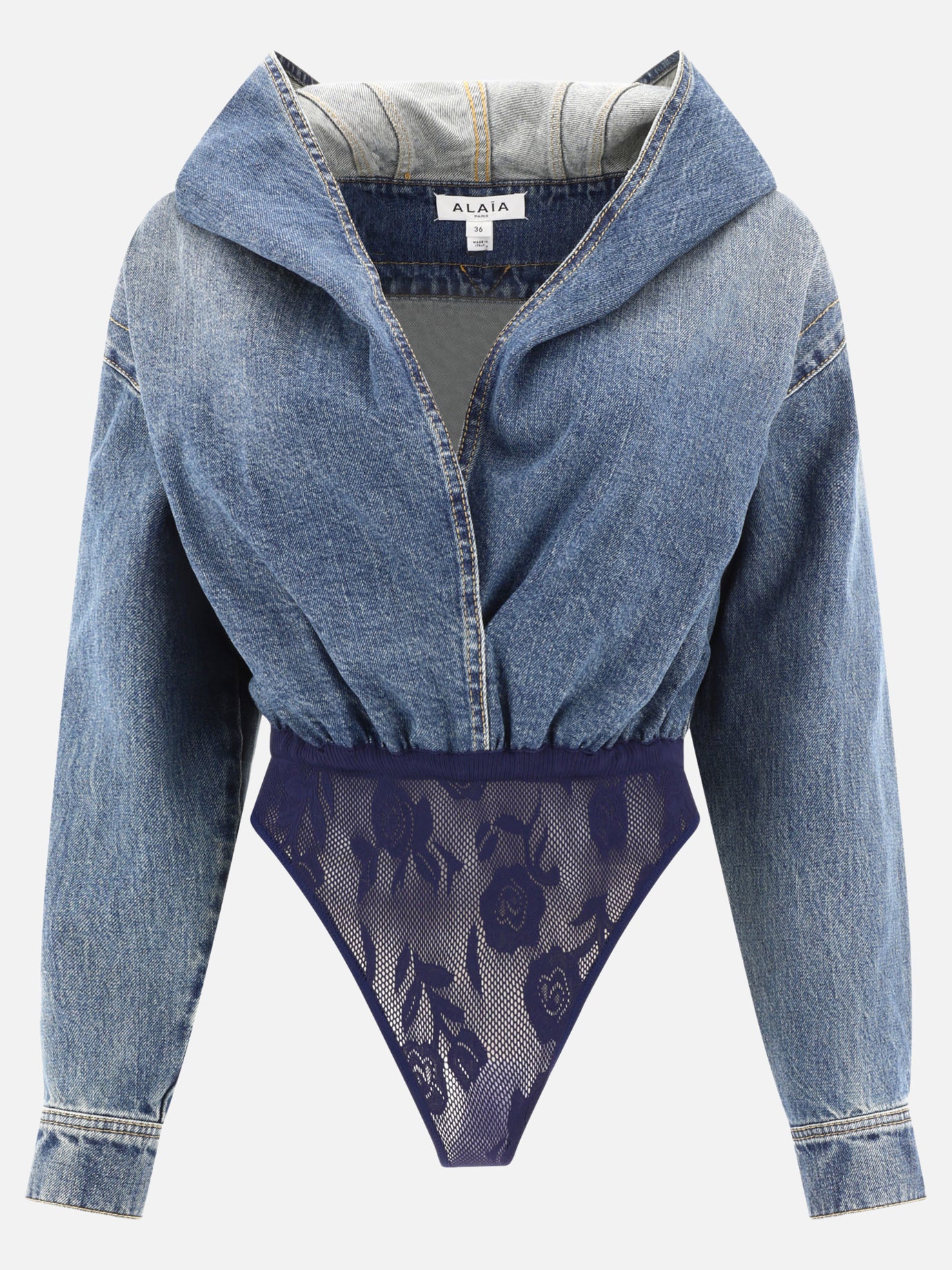 Bodysuits 100% cotton  Blue - Alaïa Women | PDP | VIETTI Online Store | thumbnail