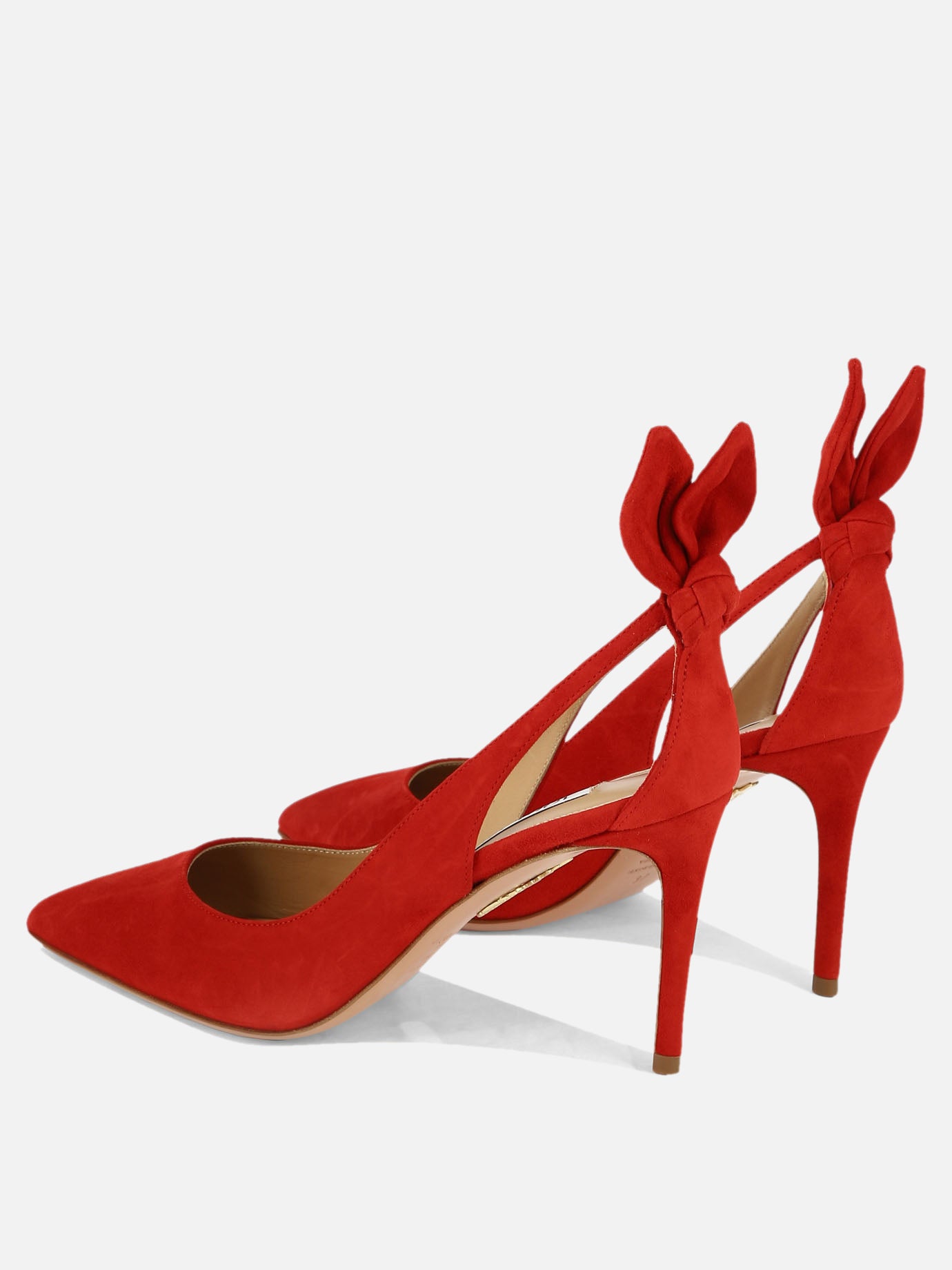 Pumps 100% suede - 100% leather  Red - Aquazzura Women | PDP | VIETTI Online Store | thumbnail_4