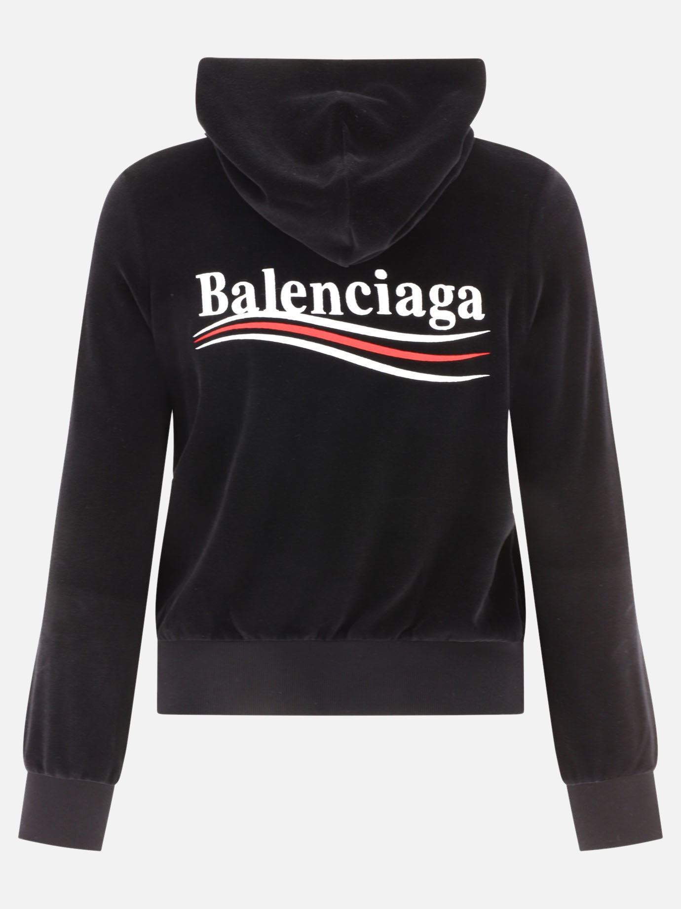 Full zip sweatshirts 100% cotton  Black - Balenciaga Women | PDP | VIETTI Online Store | Zoom-Modal_2
