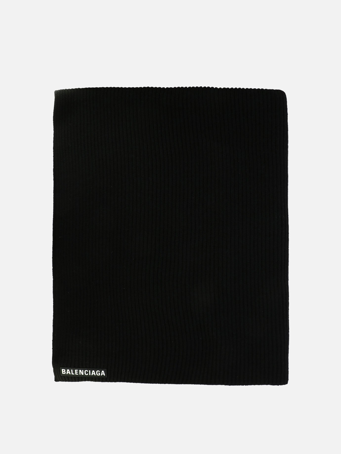 Classic scarves 100% wool  Black - Balenciaga Women | PDP | VIETTI Online Store | thumbnail