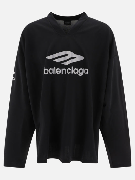 Crewneck t-shirts 100% polyester  Black - Balenciaga Men | PLP | VIETTI Online Store 
