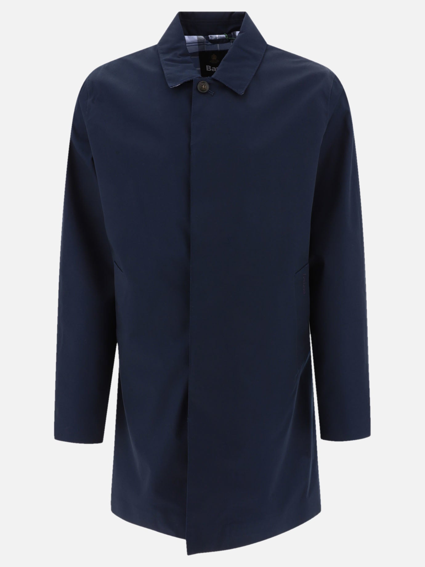 Raincoats & Trench coats Solid colour  Blue - Barbour Men | PDP | VIETTI Online Store | Zoom-Modal
