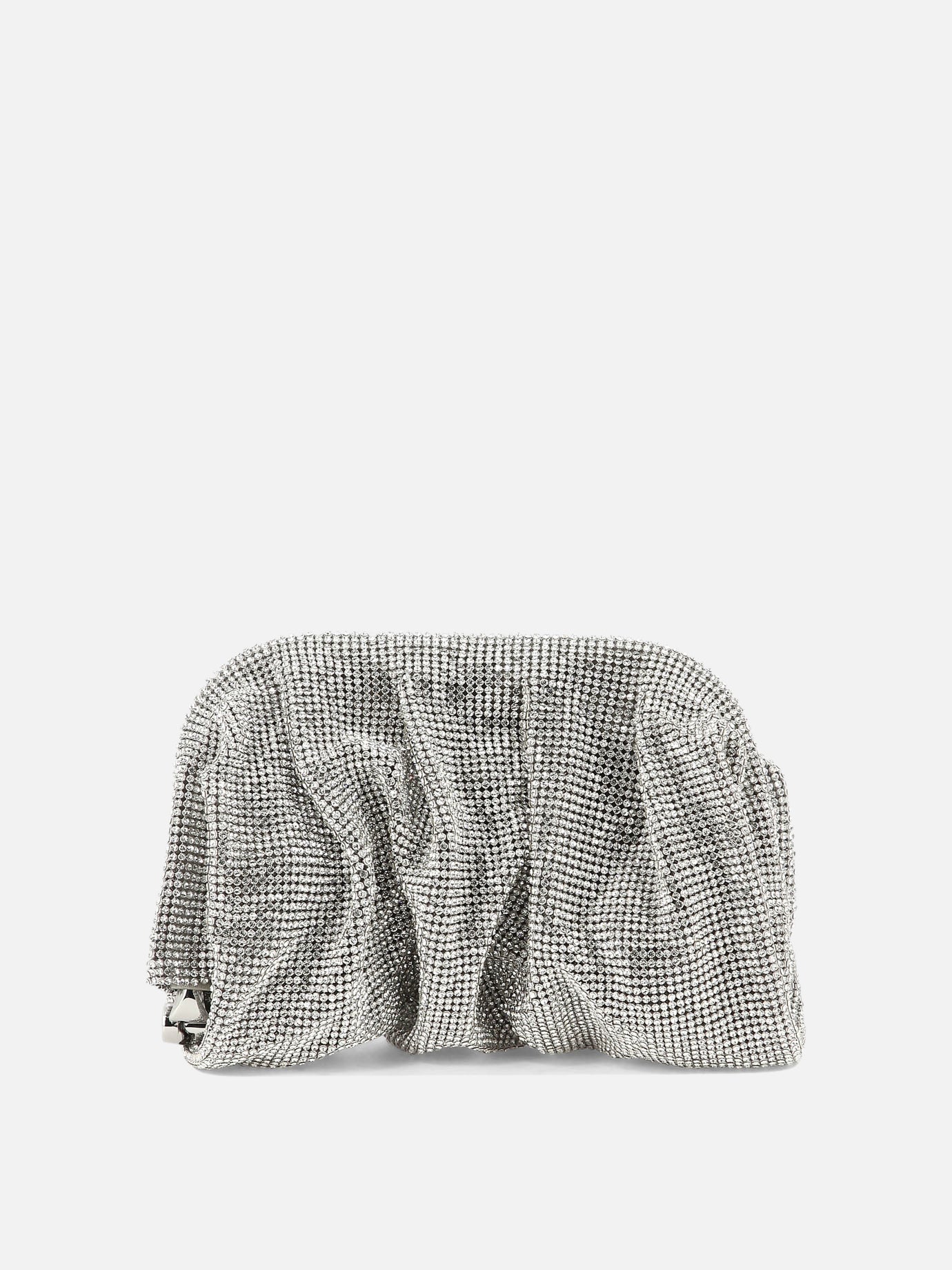 Pouch 100% aluminium mesh  Silver - Benedetta Bruzziches Women | PDP | VIETTI Online Store | Zoom-Modal_3
