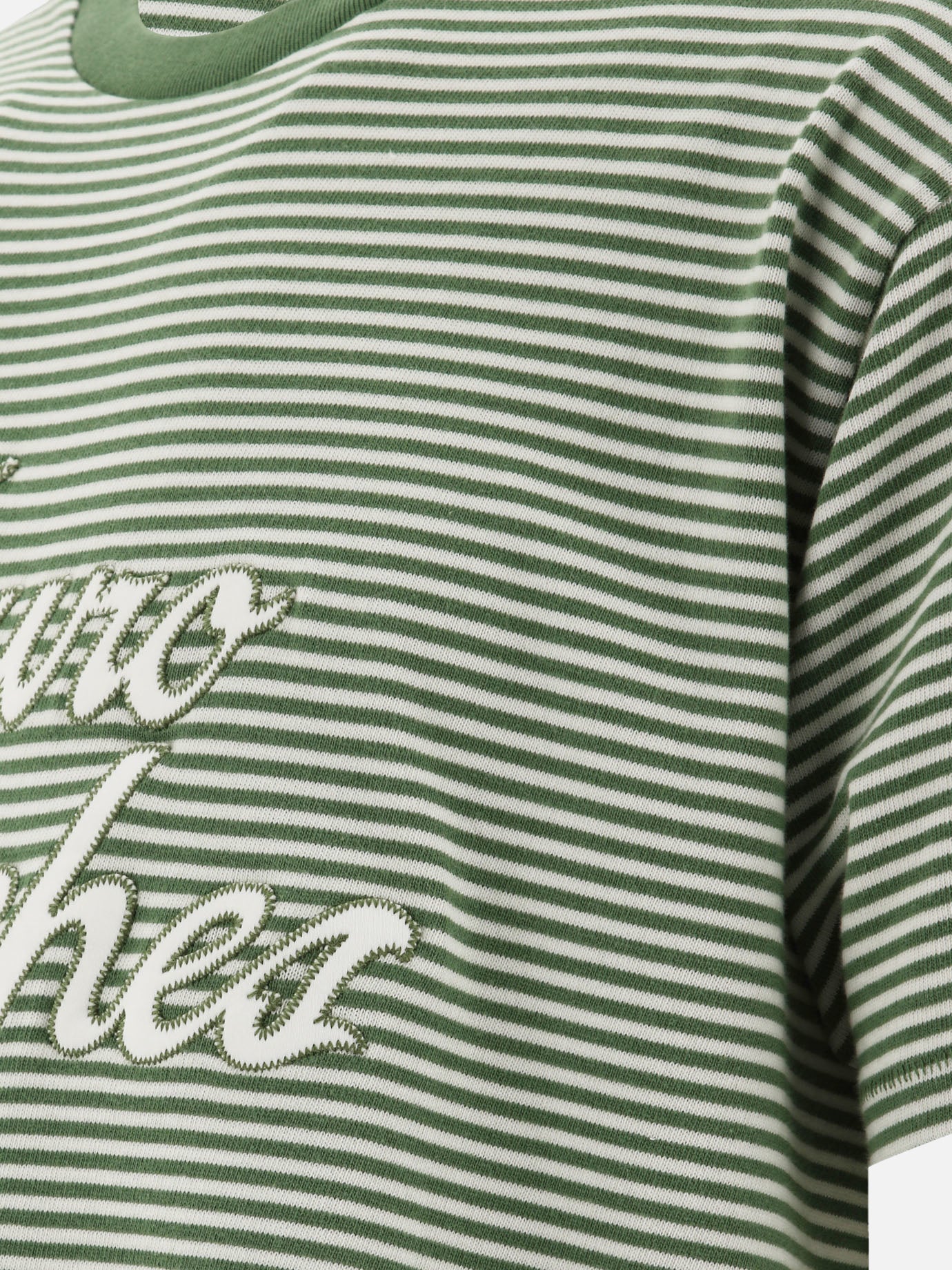 Bode "Truro Stripe" t-shirt Green