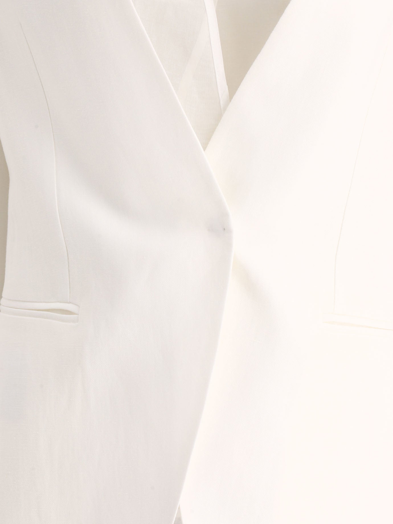 Blazers 73% viscose 27% linen  White - Brunello Cucinelli Women | PDP | VIETTI Online Store | Zoom-Modal_3
