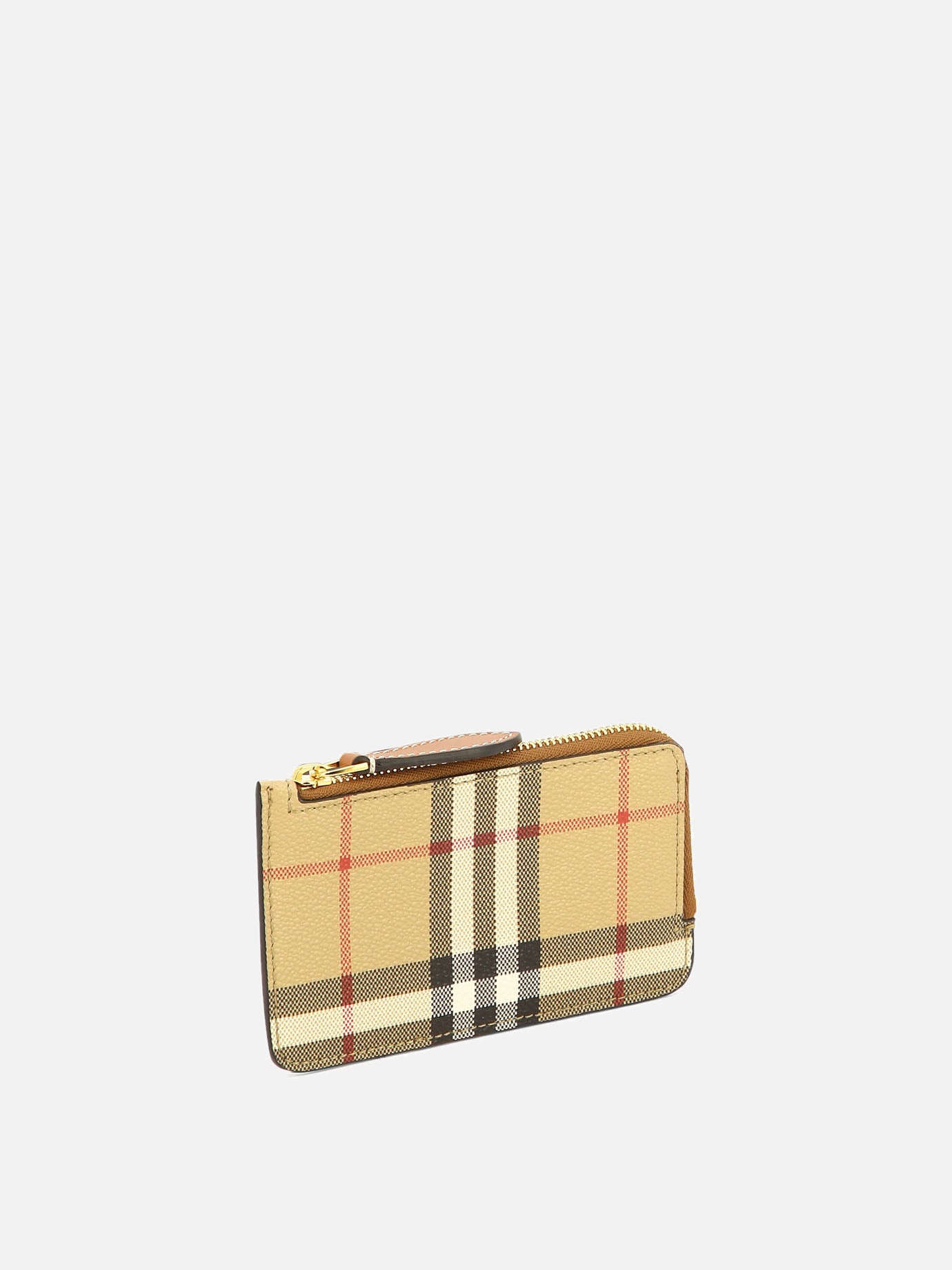 Wallets 69% polyurethane 17% polyester 14% cotton  Beige - Burberry Women | PDP | VIETTI Online Store | thumbnail_2
