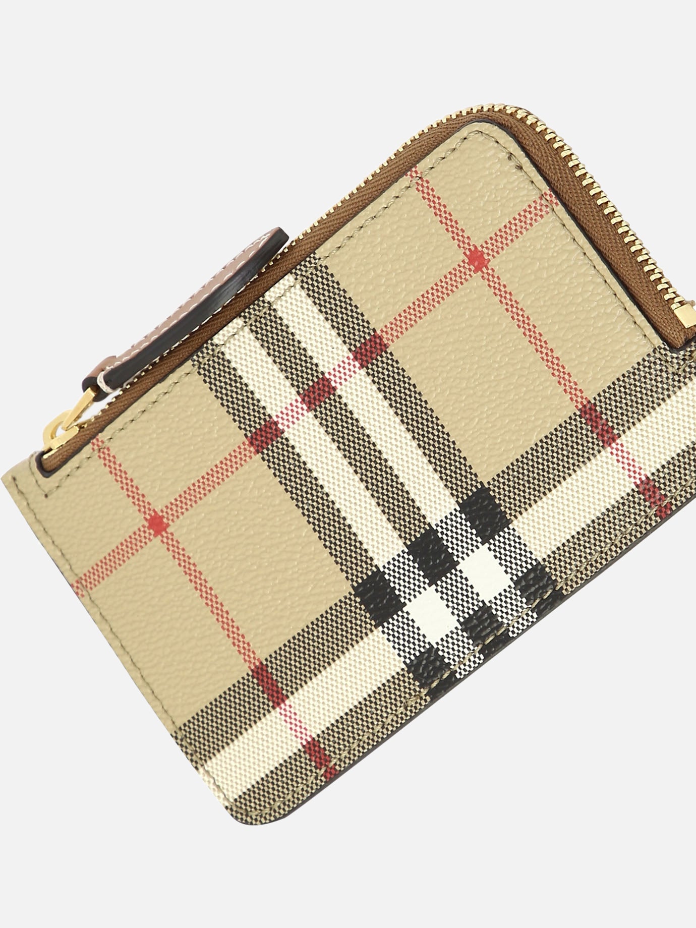 Wallets 69% polyurethane 17% polyester 14% cotton  Beige - Burberry Women | PDP | VIETTI Online Store | thumbnail_4