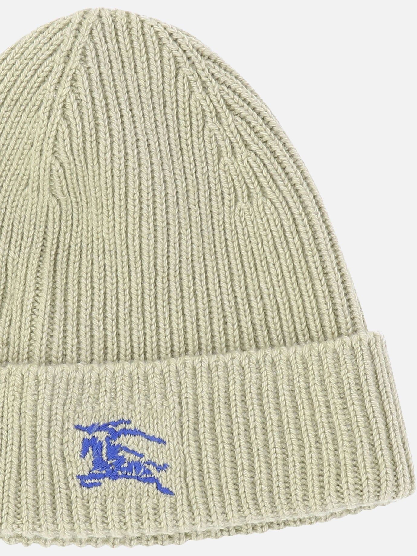 Ribbed cashmere beanie