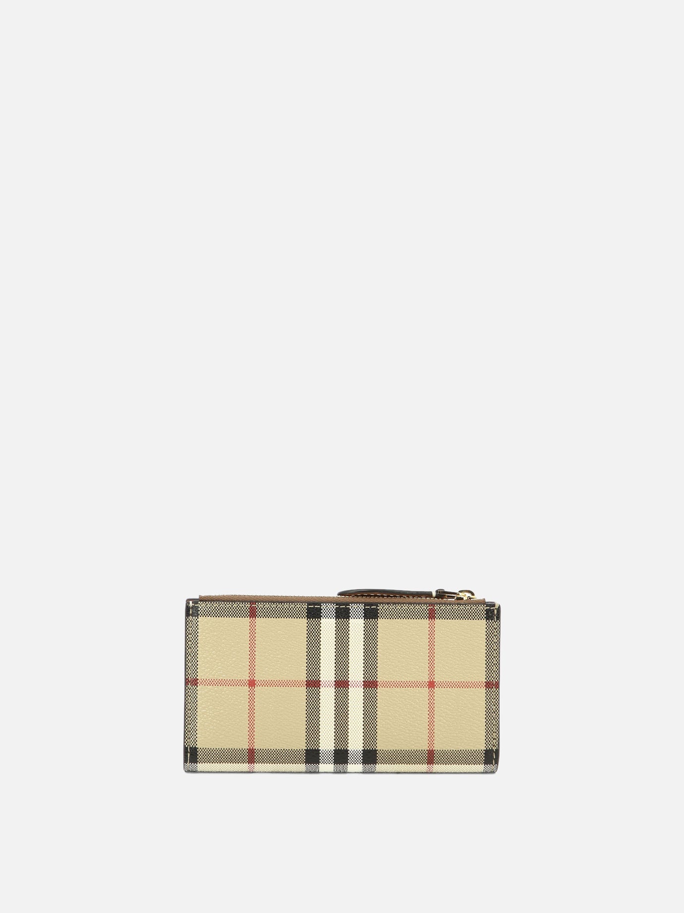 Wallets 71% polyurethane 16% polyester 12% cotton 1% acrylic  Beige - Burberry Women | PDP | VIETTI Online Store | thumbnail