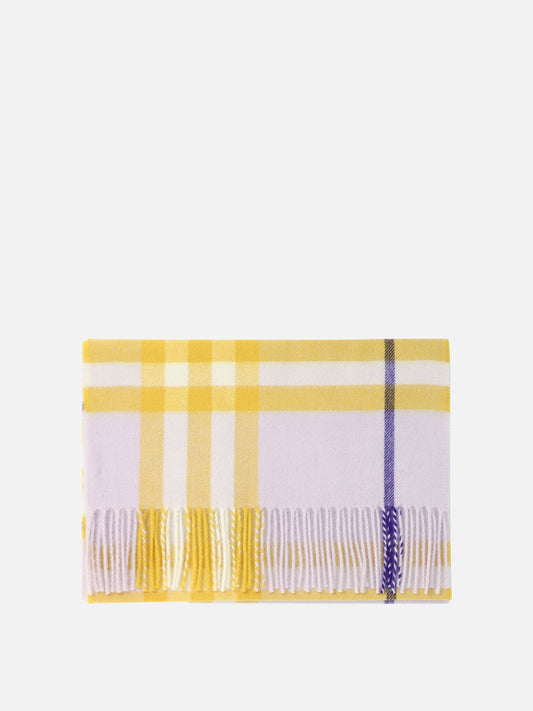 Fringed scarves 100% cashmere  Pink - Burberry Women | PLP | VIETTI Online Store 
