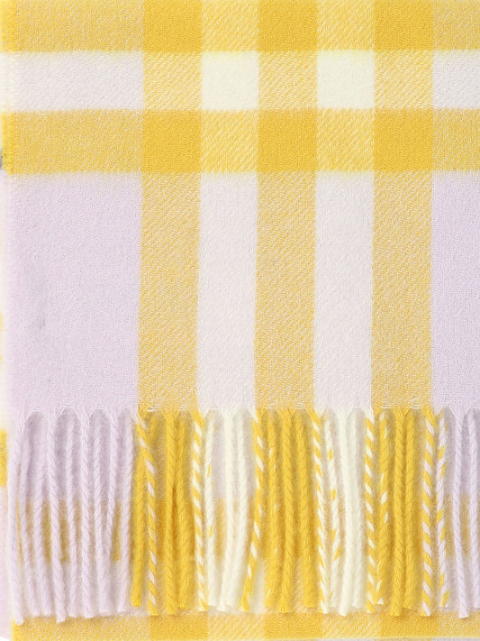 Fringed scarves 100% cashmere  Pink - Burberry Women | PLP | VIETTI Online Store | 2
