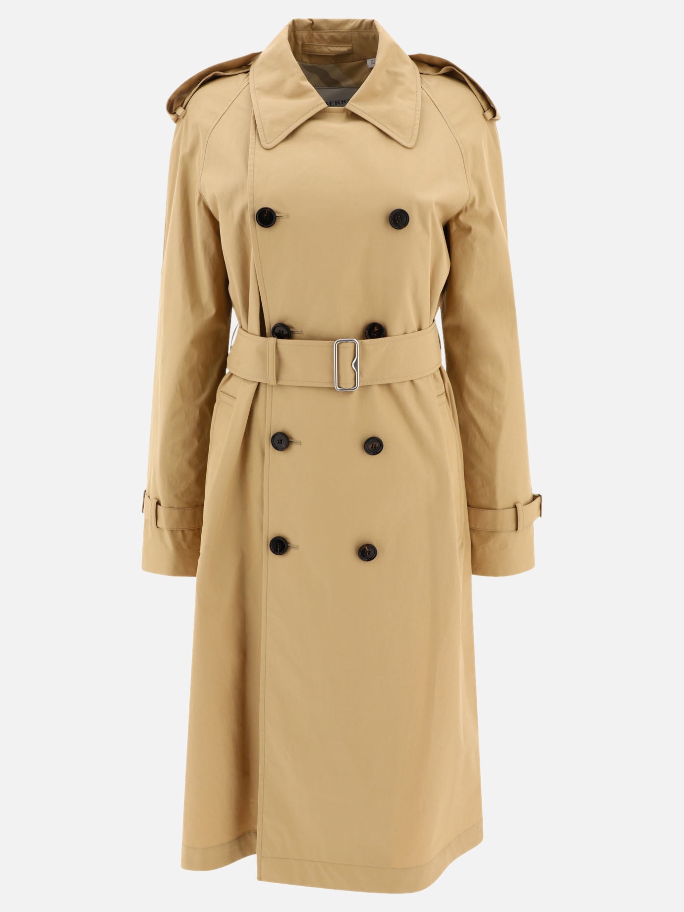 Raincoats & Trench coats 100% cotton  Beige - Burberry Women | PDP | VIETTI Online Store | Zoom-Modal
