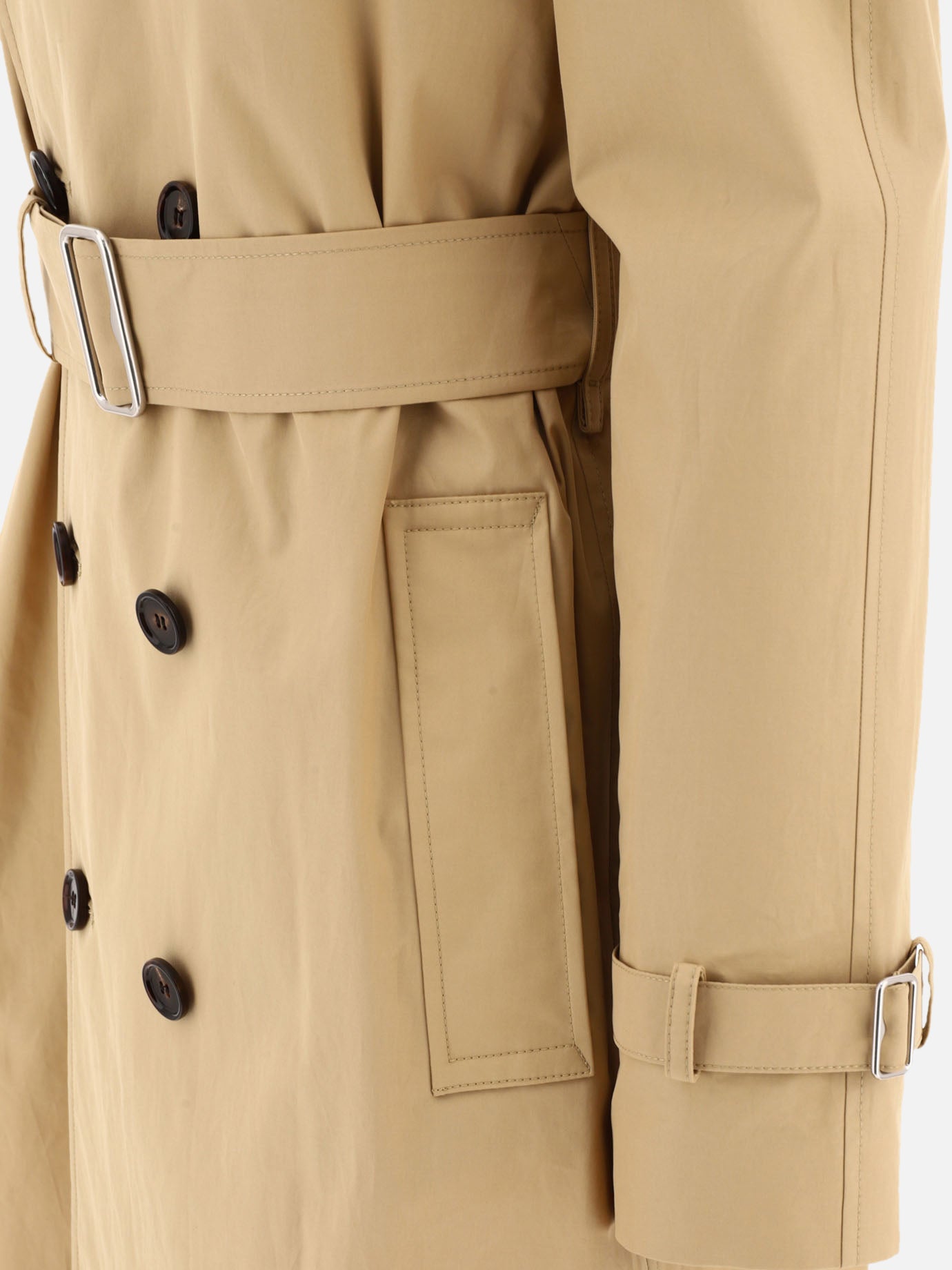 Raincoats & Trench coats 100% cotton  Beige - Burberry Women | PDP | VIETTI Online Store | Zoom-Modal_4
