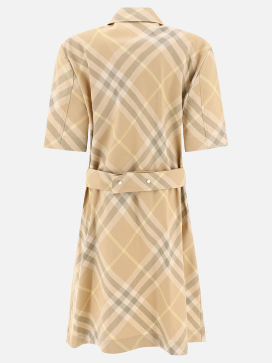 Mini dresses 100% cotton  Beige - Burberry Women | PLP | VIETTI Online Store | 2
