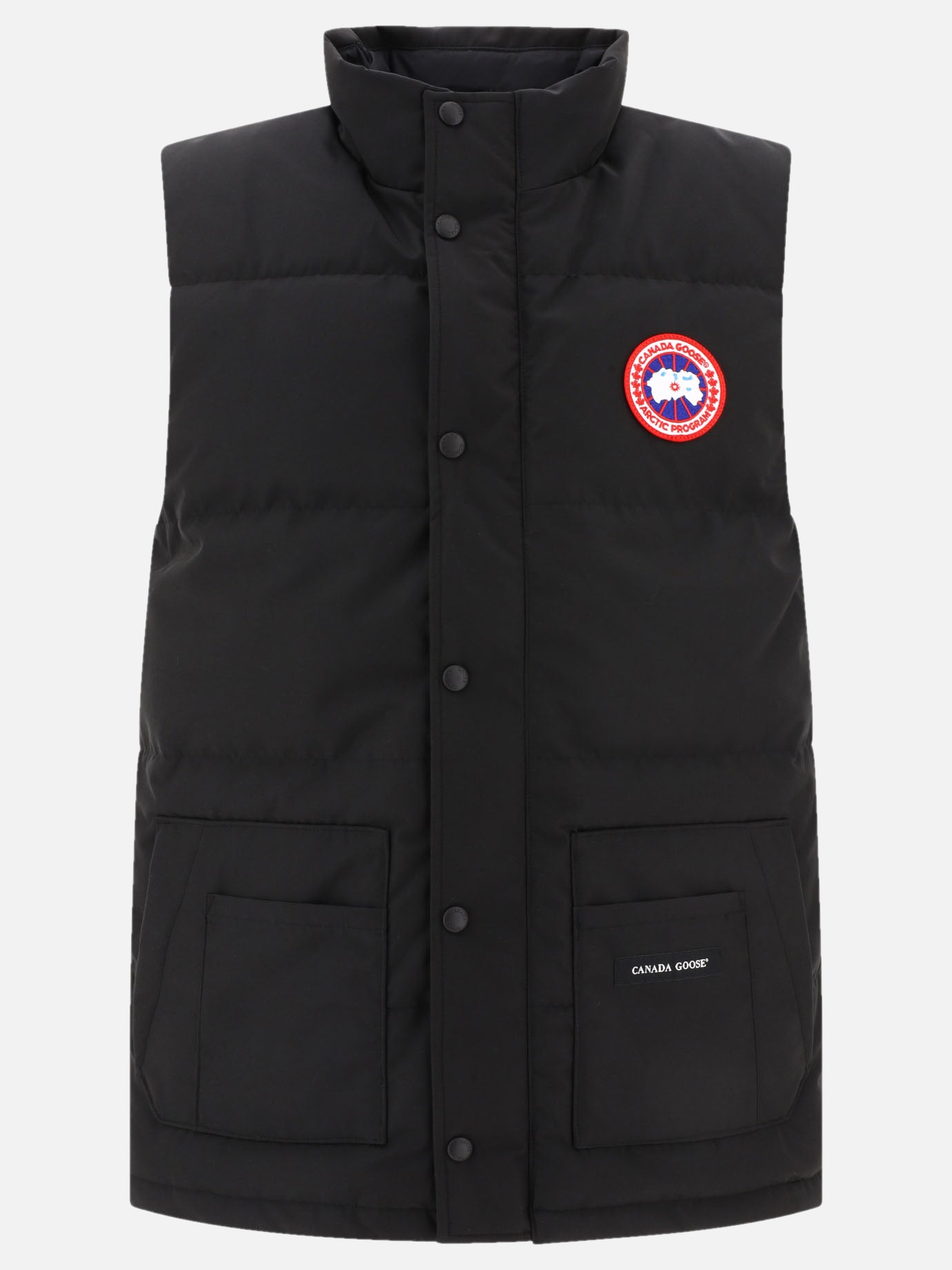 Vest jackets 84% polyester 16% cotton - Padding: down and feathers  Black - Canada Goose Men | PDP | VIETTI Online Store | Zoom-Modal
