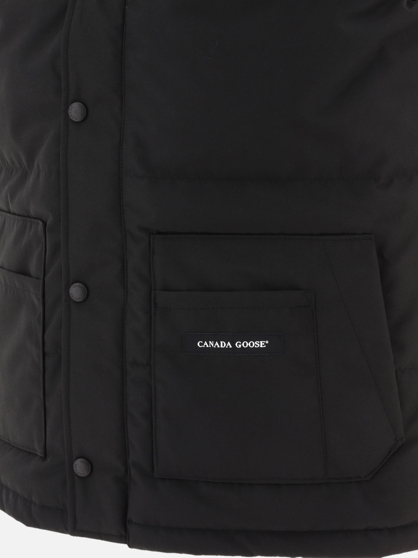Vest jackets 84% polyester 16% cotton - Padding: down and feathers  Black - Canada Goose Men | PDP | VIETTI Online Store | Zoom-Modal_4
