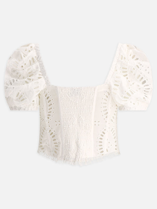 Casual tops 243103  White - Charo Ruiz Ibiza Women | PLP | VIETTI Online Store | 2
