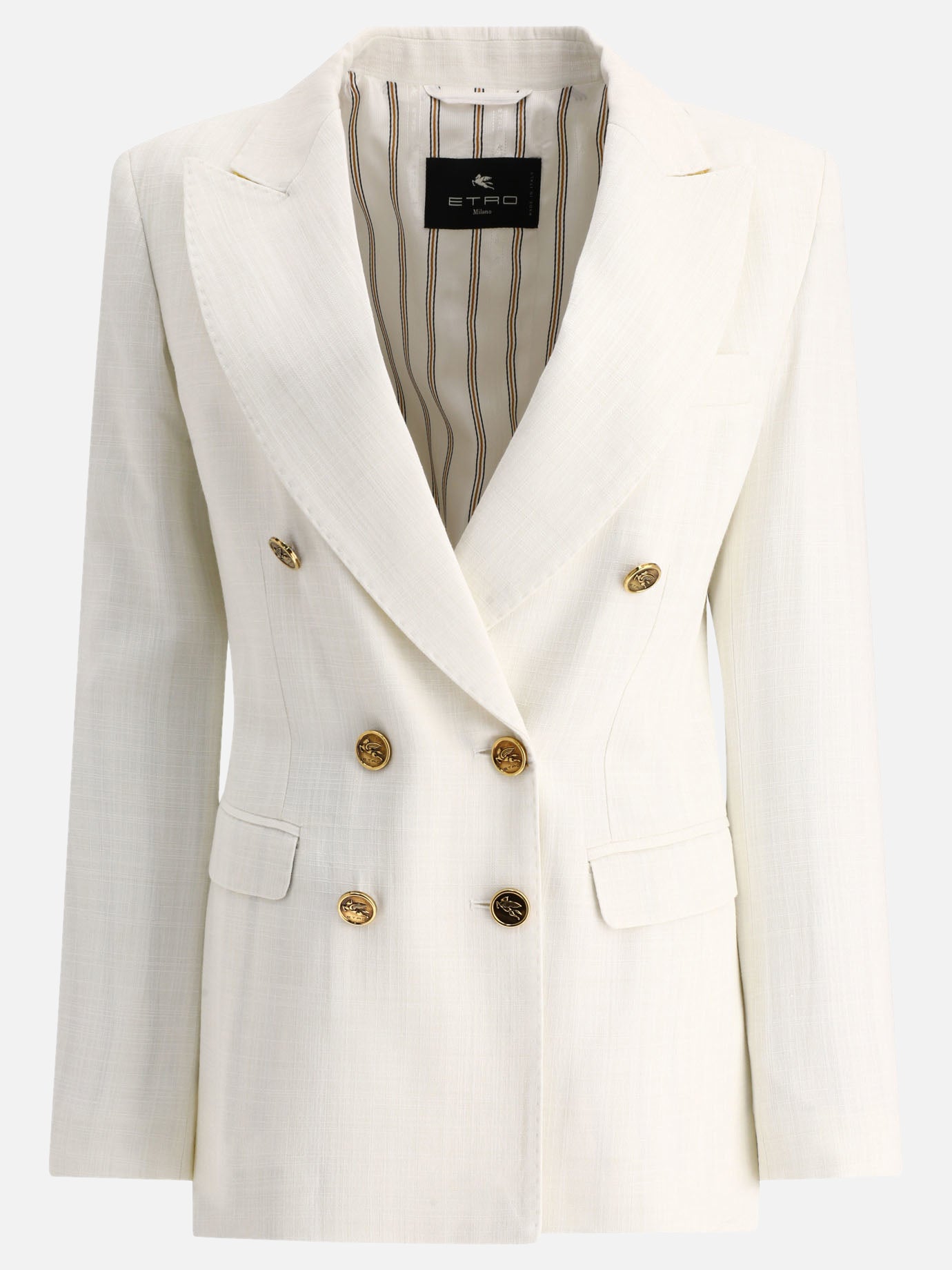 Blazers Solid colour  White - Etro Women | PDP | VIETTI Online Store | Zoom-Modal
