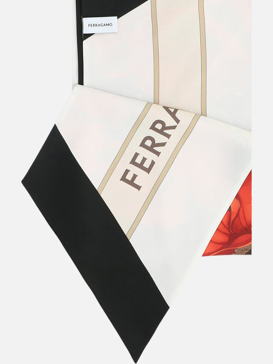 Silk scarves 0771395  Red - Ferragamo Women | PLP | VIETTI Online Store | 2
