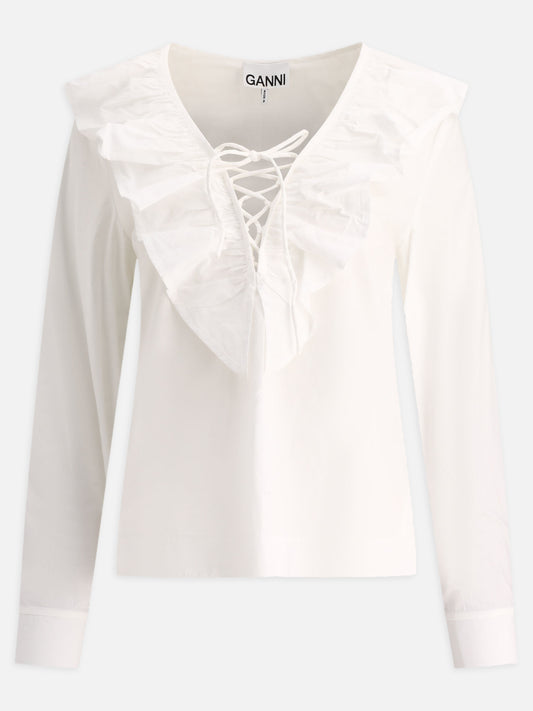 Ruffled blouse