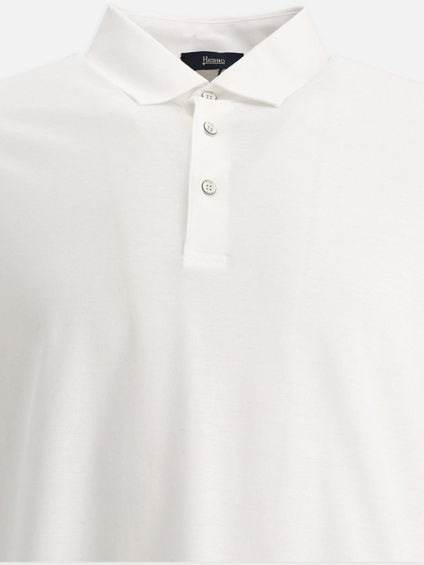 Polo shirts with buttons 100% cotton  White - Herno Men | PDP | VIETTI Online Store | Zoom-Modal_3
