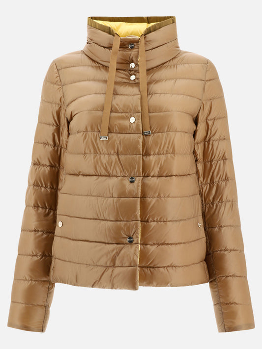 Down jackets Solid colour  Brown - Herno Women | PLP | VIETTI Online Store 
