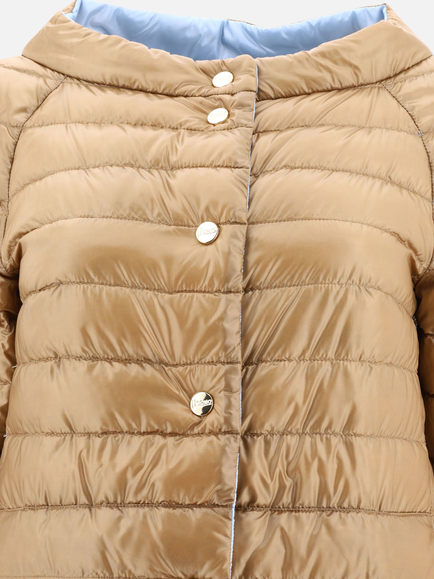 Down jackets Solid colour  Light blue - Herno Women | PDP | VIETTI Online Store | Zoom-Modal_6

