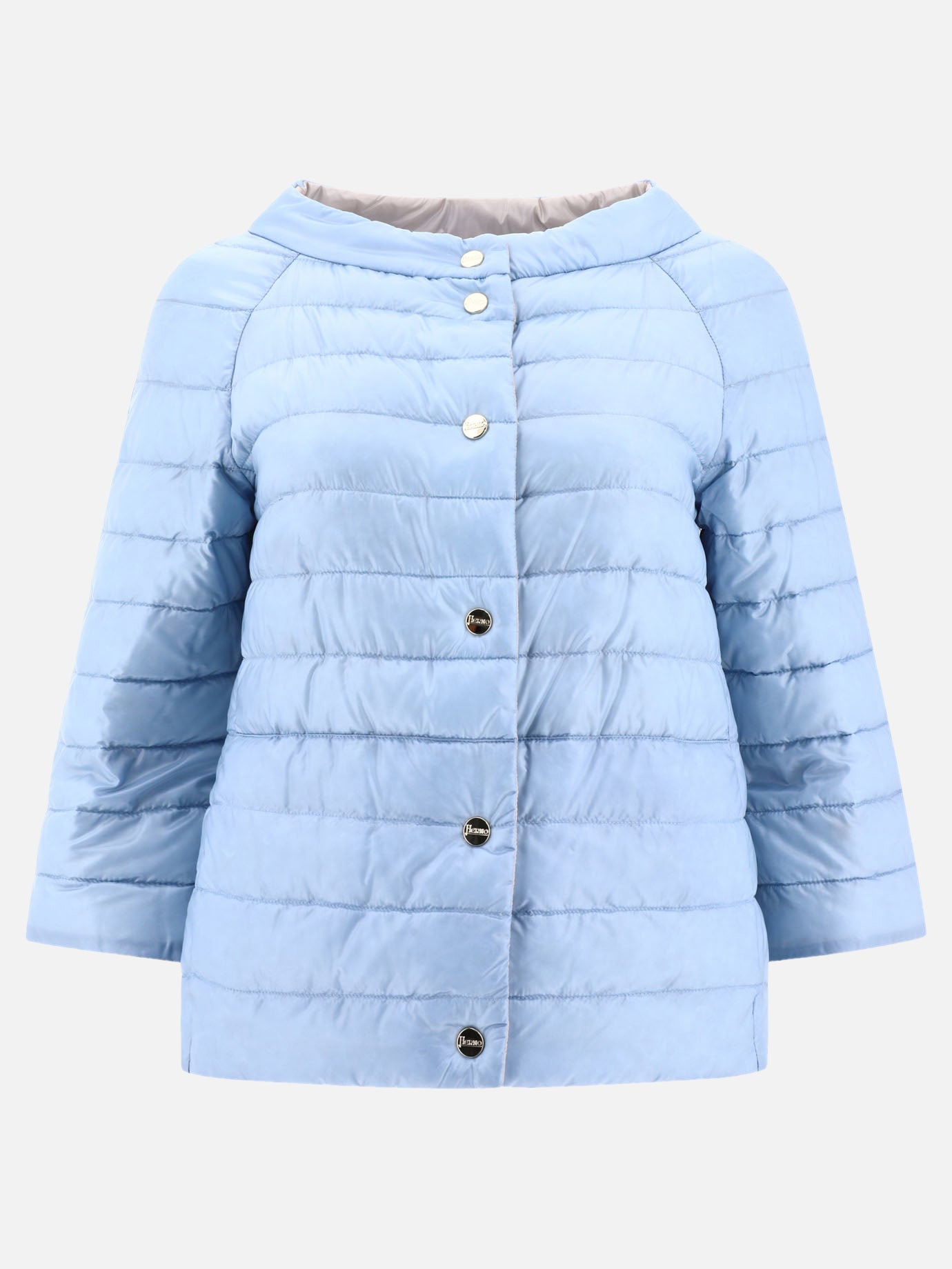 Down jackets Solid colour  Grey - Herno Women | PDP | VIETTI Online Store | thumbnail_2