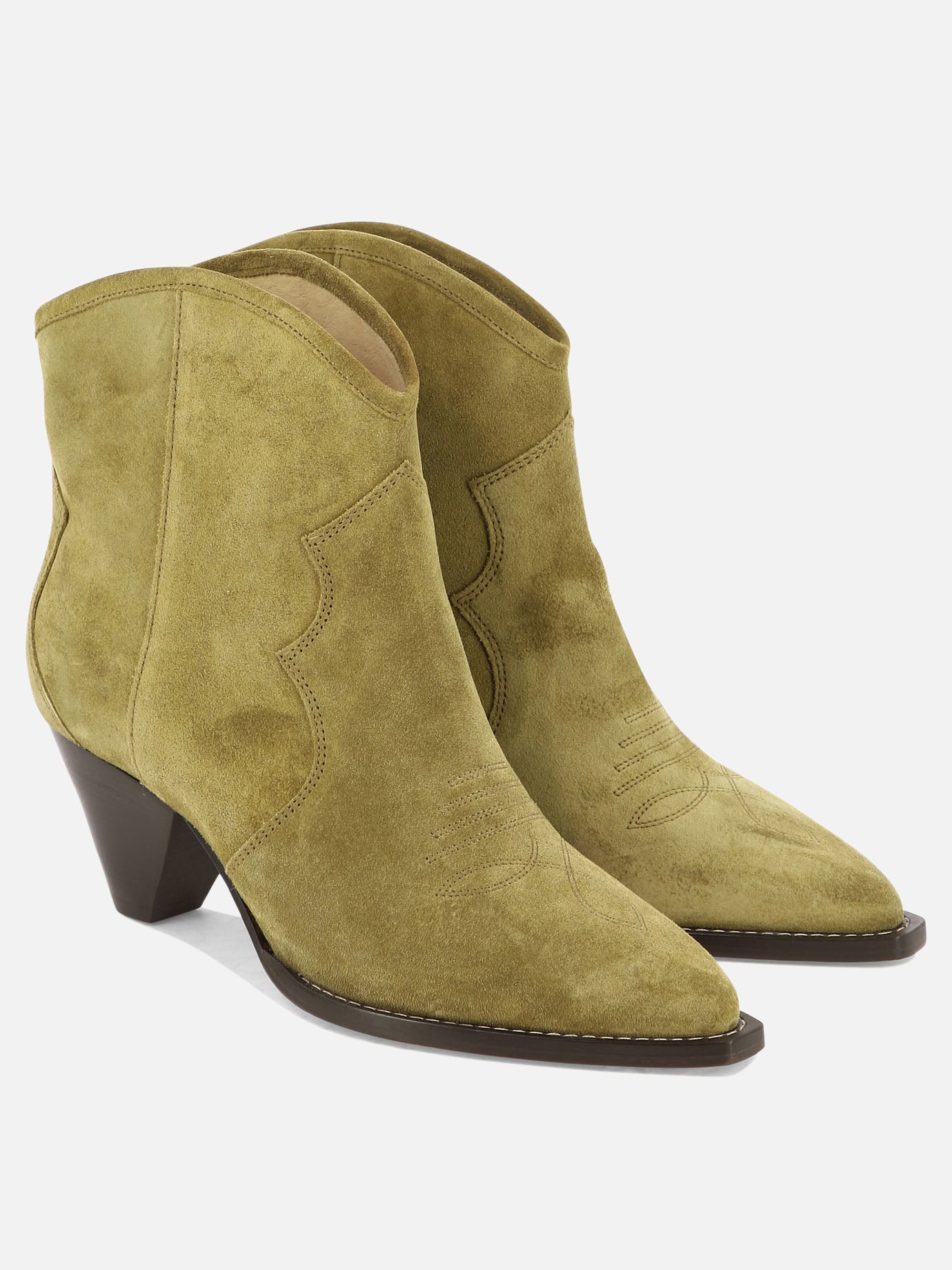Cowboy 100% suede - 100% rubber  Beige - Isabel Marant Women | PDP | VIETTI Online Store | thumbnail_2