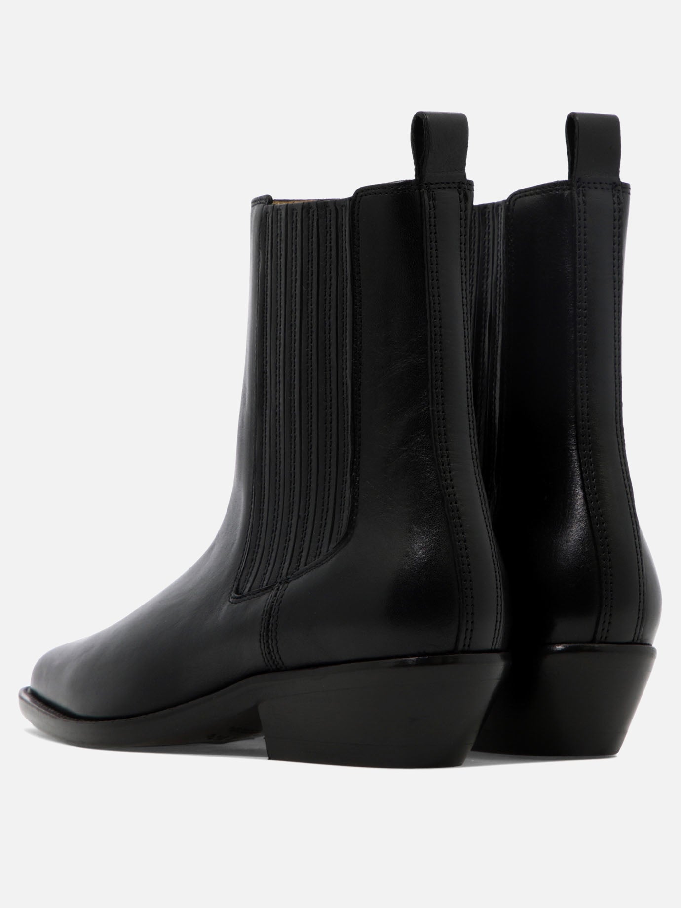 Cowboy 100% calf leather - 100% leather  Black - Isabel Marant Women | PDP | VIETTI Online Store | Zoom-Modal_4
