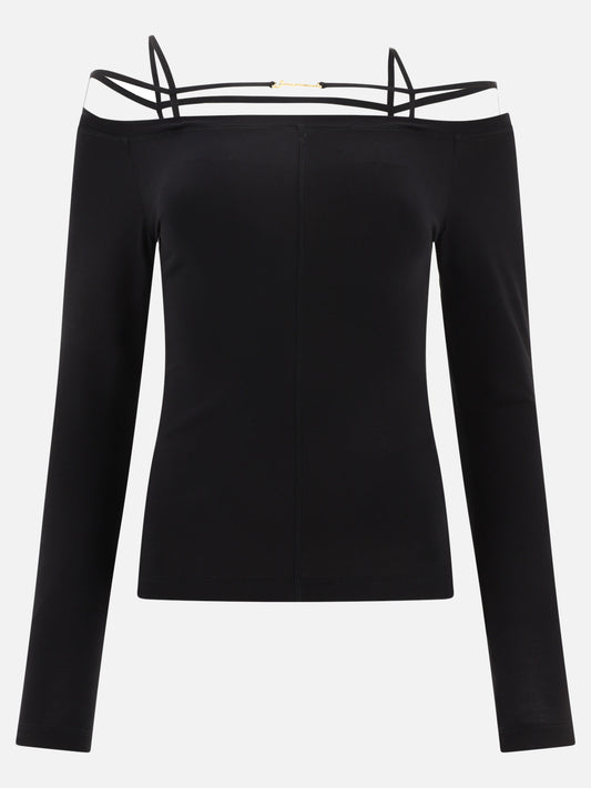 Round neck t-shirts 233JS165  Black - Jacquemus Women | PLP | VIETTI Online Store | 2
