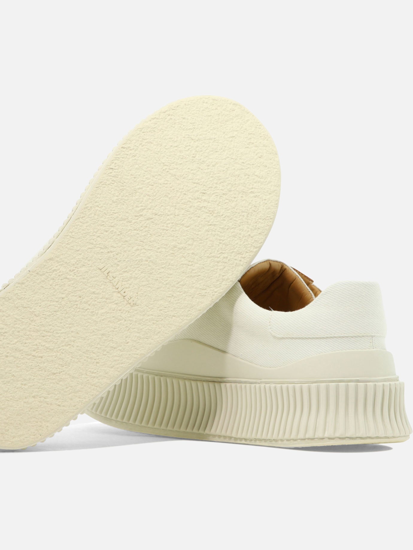Low top sneakers 80% cotton 20% rubber - 100% rubber  White - Jil Sander Men | PDP | VIETTI Online Store | Zoom-Modal_5
