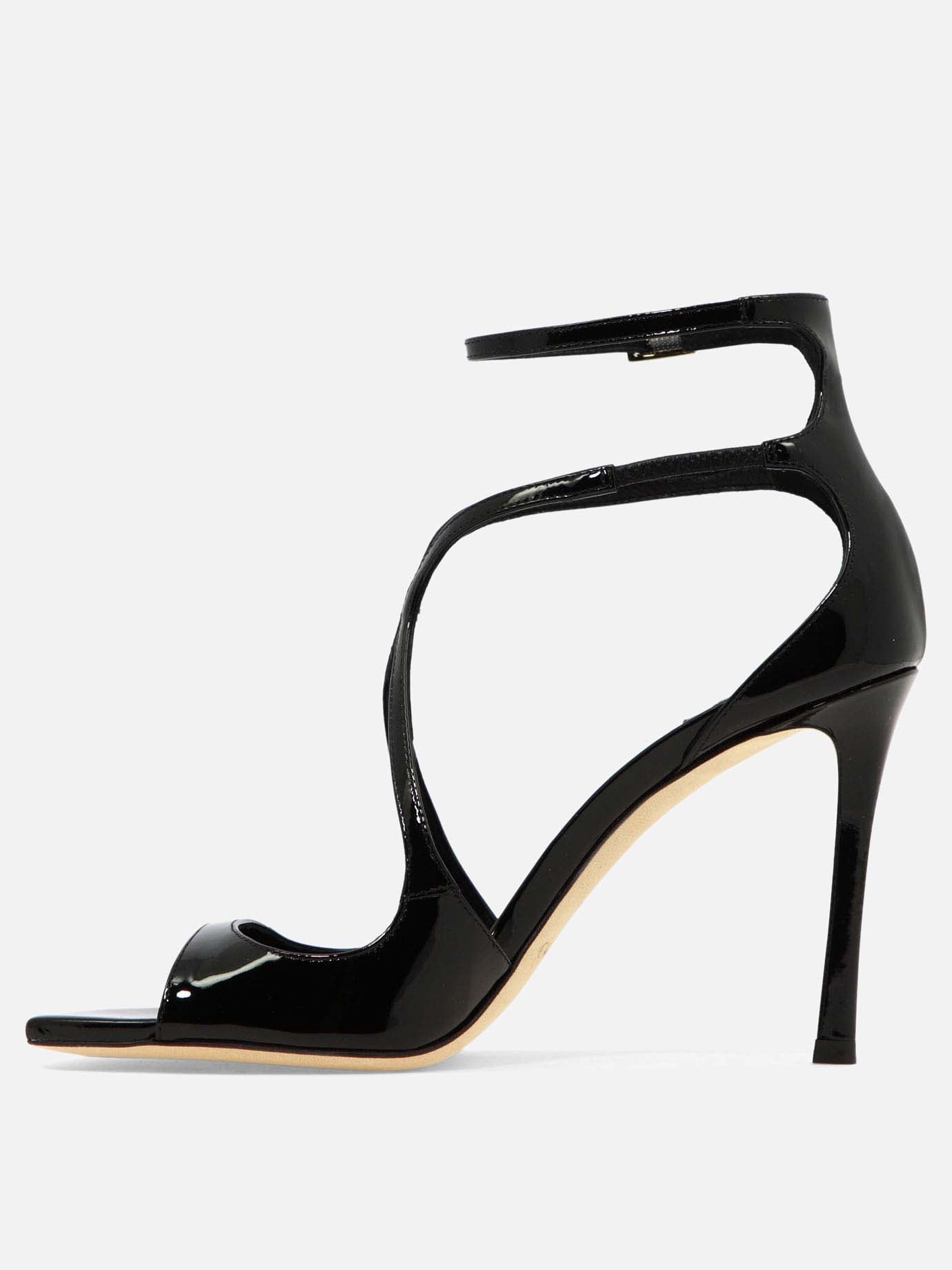Heeled sandals 100% leather - 100% leather  Black - Jimmy Choo Women | PDP | VIETTI Online Store | Zoom-Modal_3
