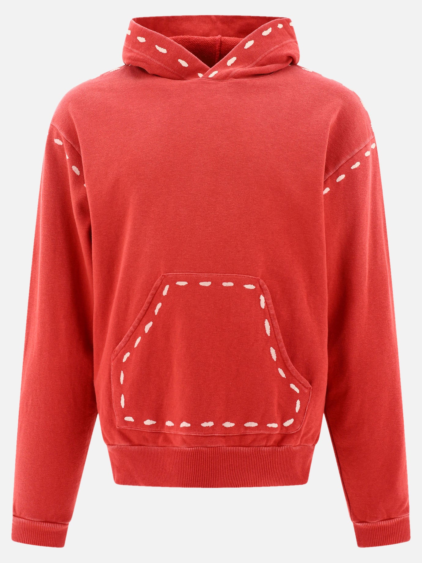 KAPITAL "Marionette" hoodie Red