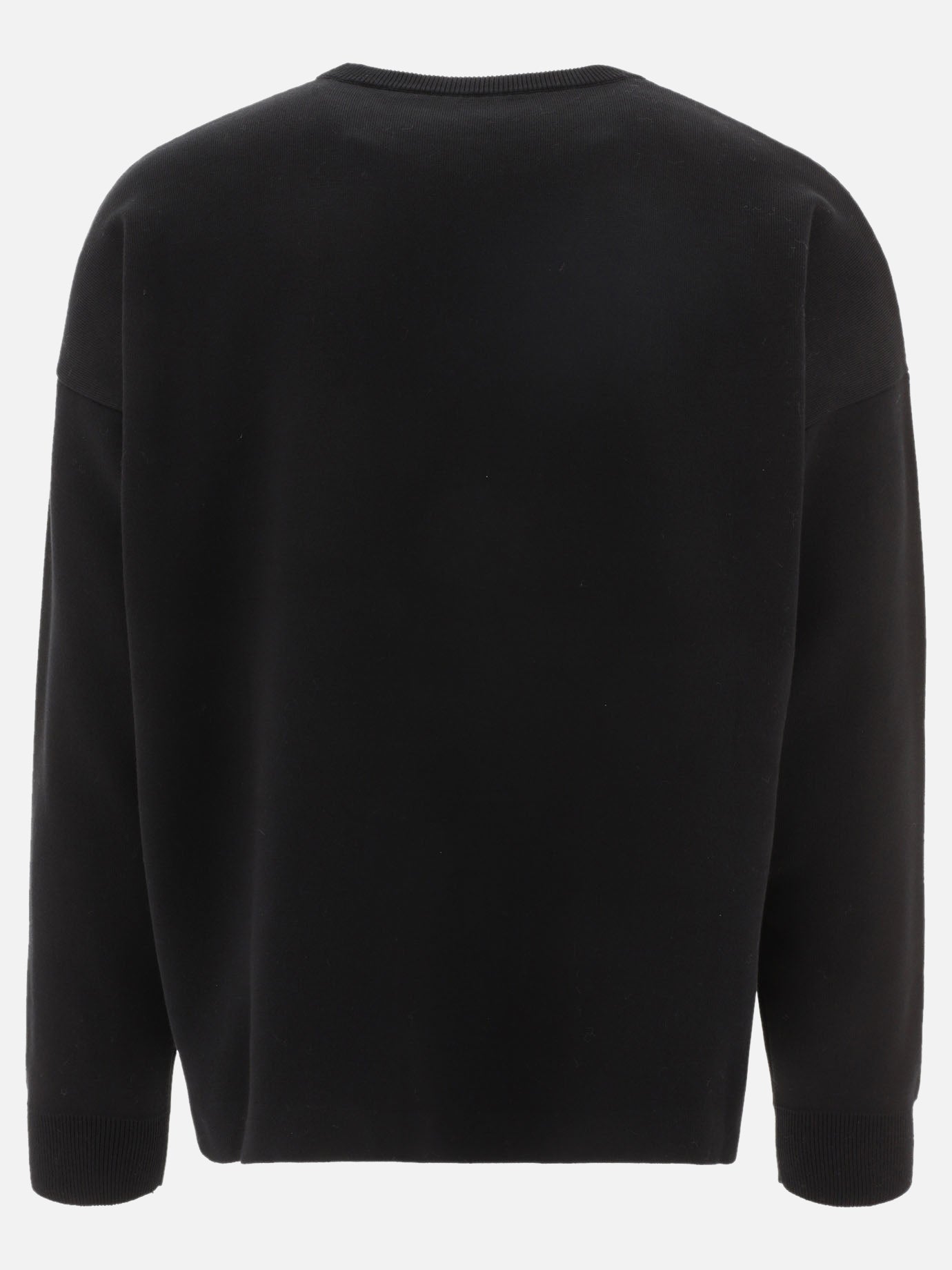 Crewneck sweaters 49% viscose 43% cotton 6% polyamide 2% elastane  Black - Loewe Men | PDP | VIETTI Online Store | thumbnail_2