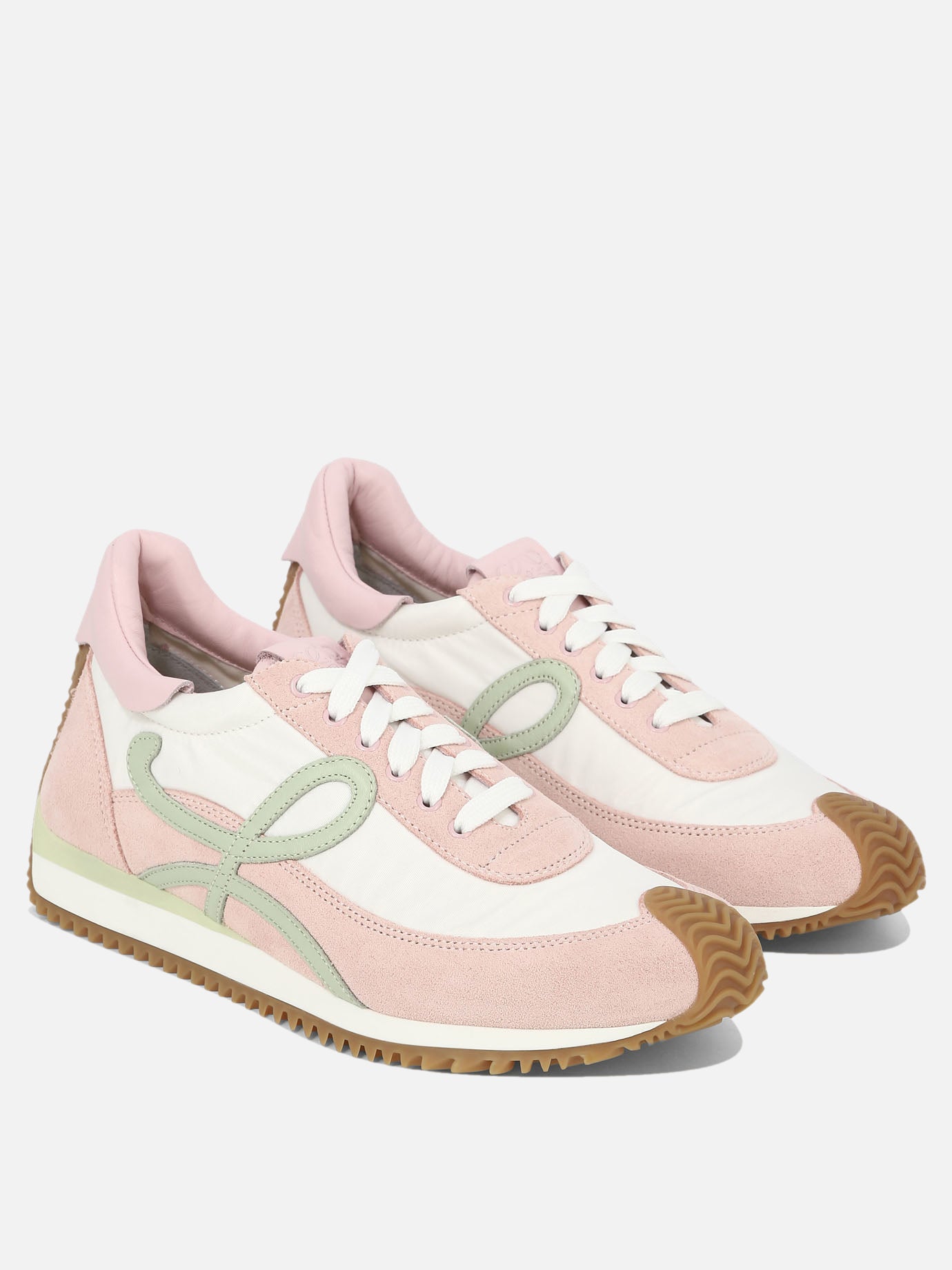 Low top sneakers 50% polyamide 50% leather - 100% rubber  Pink - Loewe Women | PDP | VIETTI Online Store | Zoom-Modal_2
