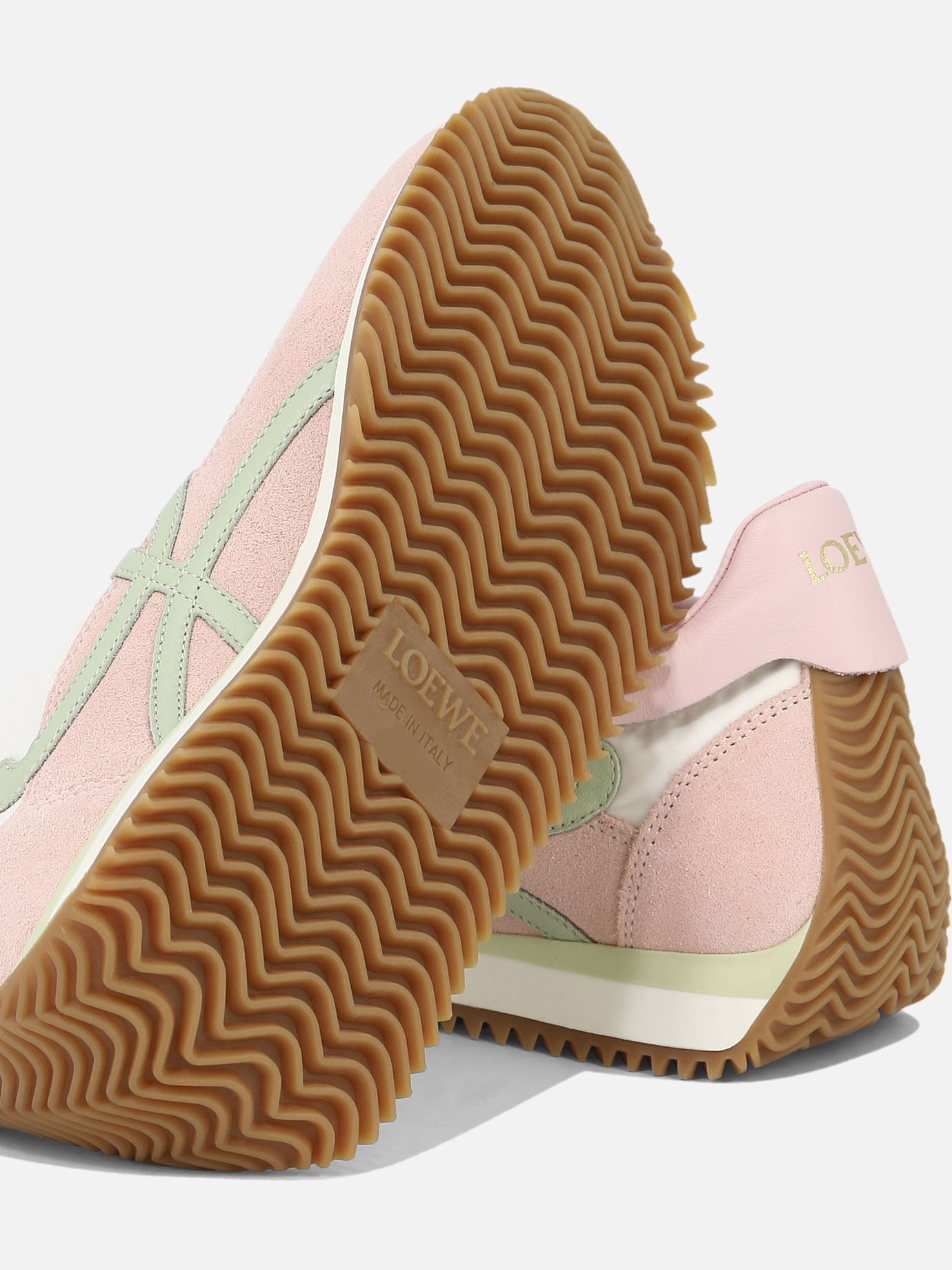 Low top sneakers 50% polyamide 50% leather - 100% rubber  Pink - Loewe Women | PDP | VIETTI Online Store | Zoom-Modal_5
