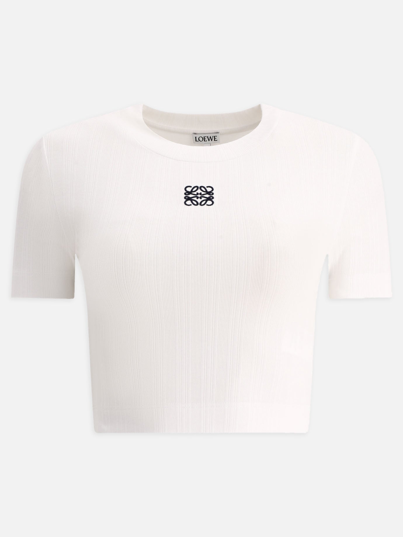 Crop tops 98% cotton 2% elastane  White - Loewe Women | PDP | VIETTI Online Store | thumbnail