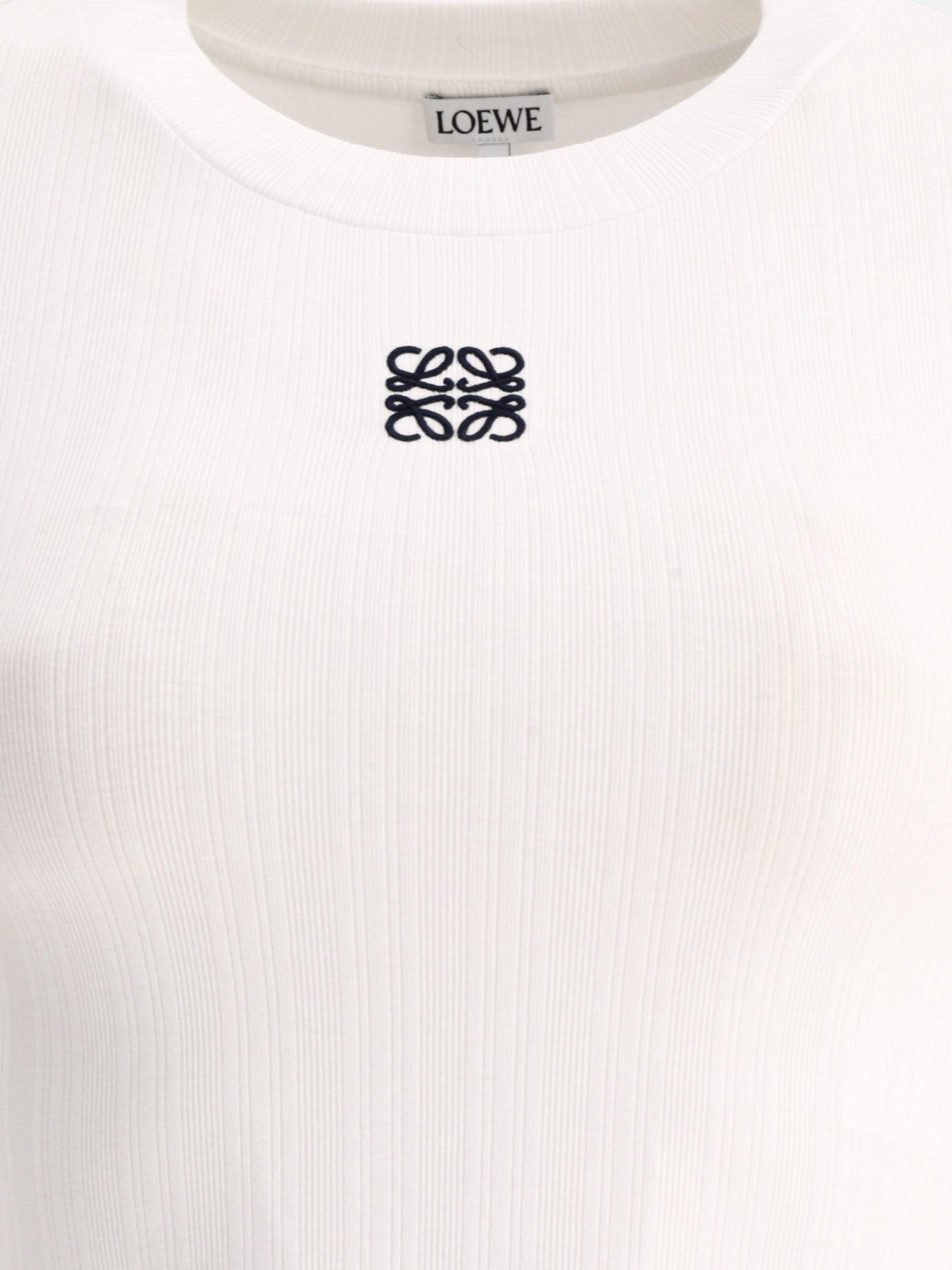 Crop tops 98% cotton 2% elastane  White - Loewe Women | PDP | VIETTI Online Store | Zoom-Modal_3
