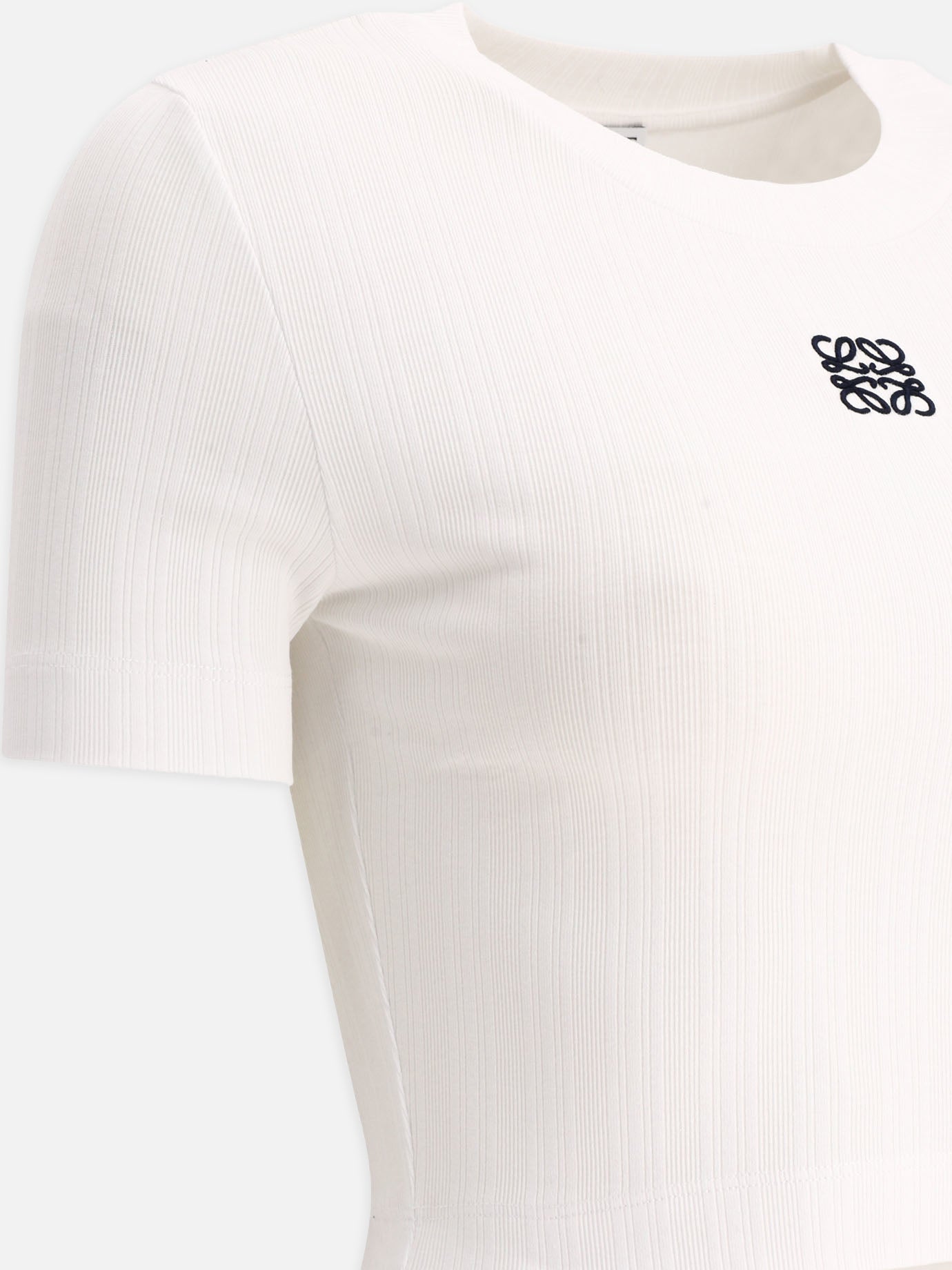 Crop tops 98% cotton 2% elastane  White - Loewe Women | PDP | VIETTI Online Store | thumbnail_4