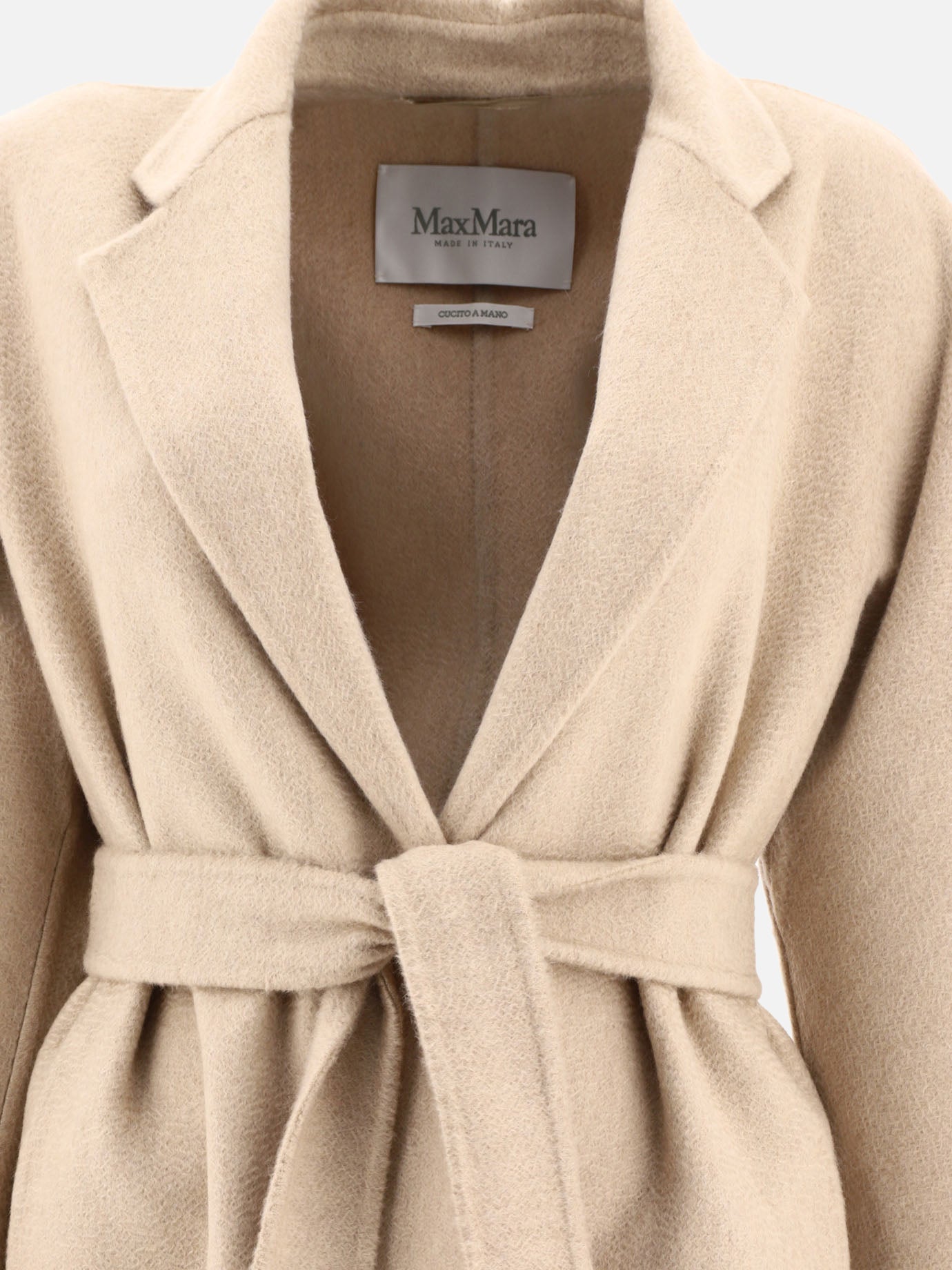 Long coats 100% cashmere  Beige - Max Mara Women | PDP | VIETTI Online Store | thumbnail_3