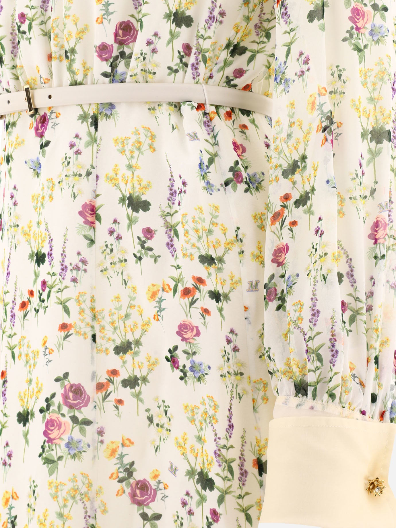 Long dresses 100% silk  White - Max Mara Women | PDP | VIETTI Online Store | thumbnail_4
