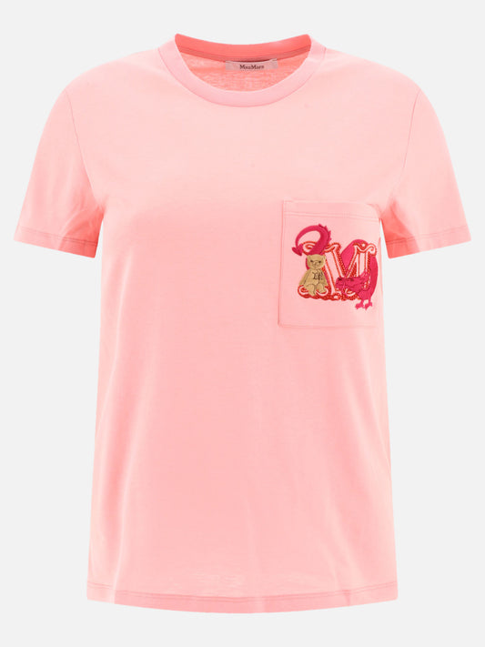 Crewneck t-shirts 100% cotton  Pink - Max Mara Women | PLP | VIETTI Online Store 
