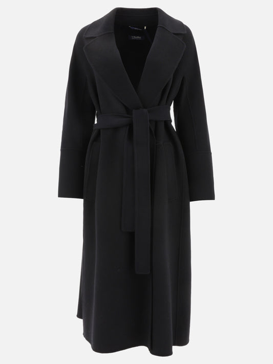 Long coats 100% virgin wool  Black - Max Mara S Women | PLP | VIETTI Online Store 
