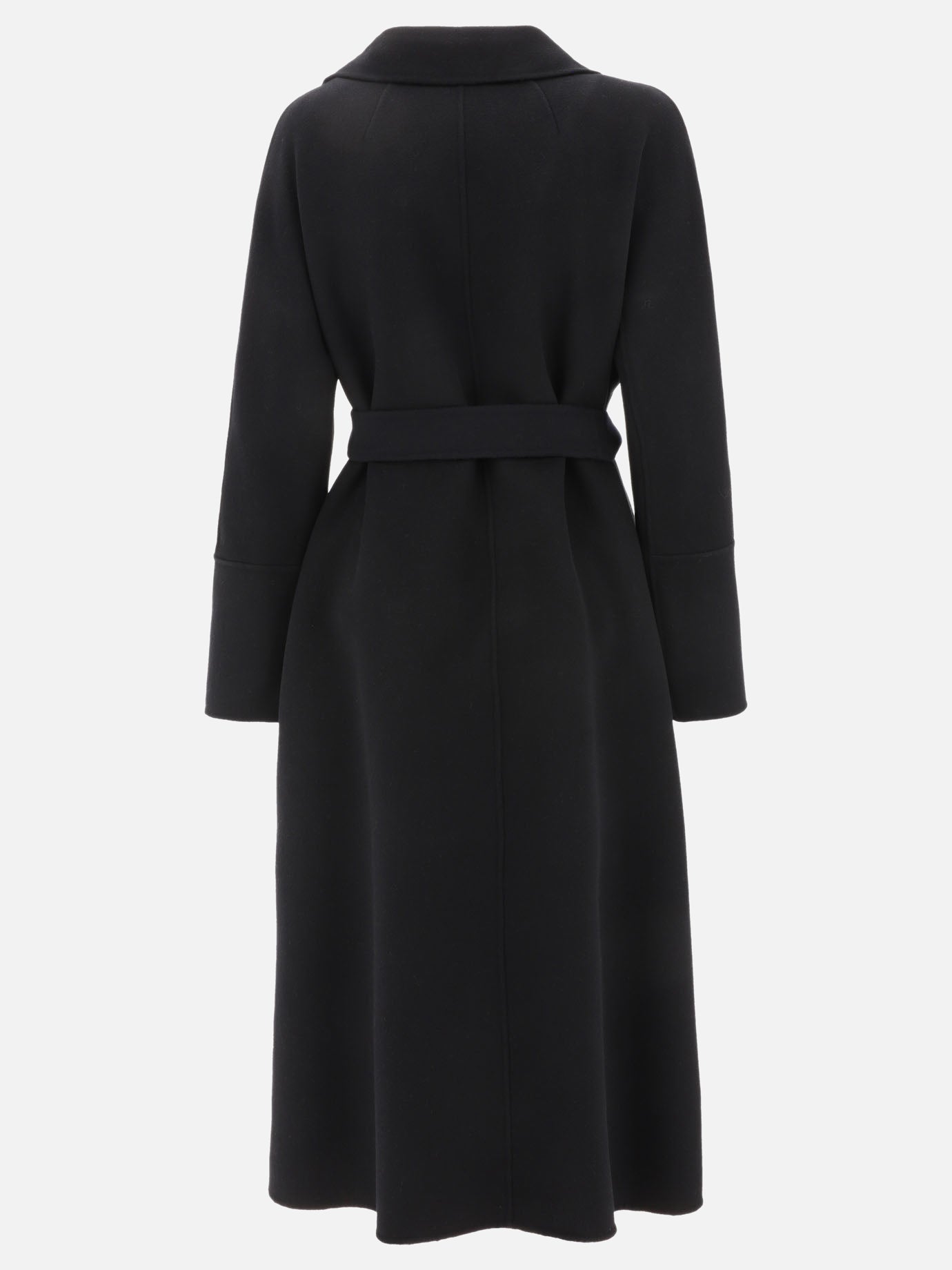 Long coats 100% virgin wool  Black - Max Mara S Women | PDP | VIETTI Online Store | thumbnail_2