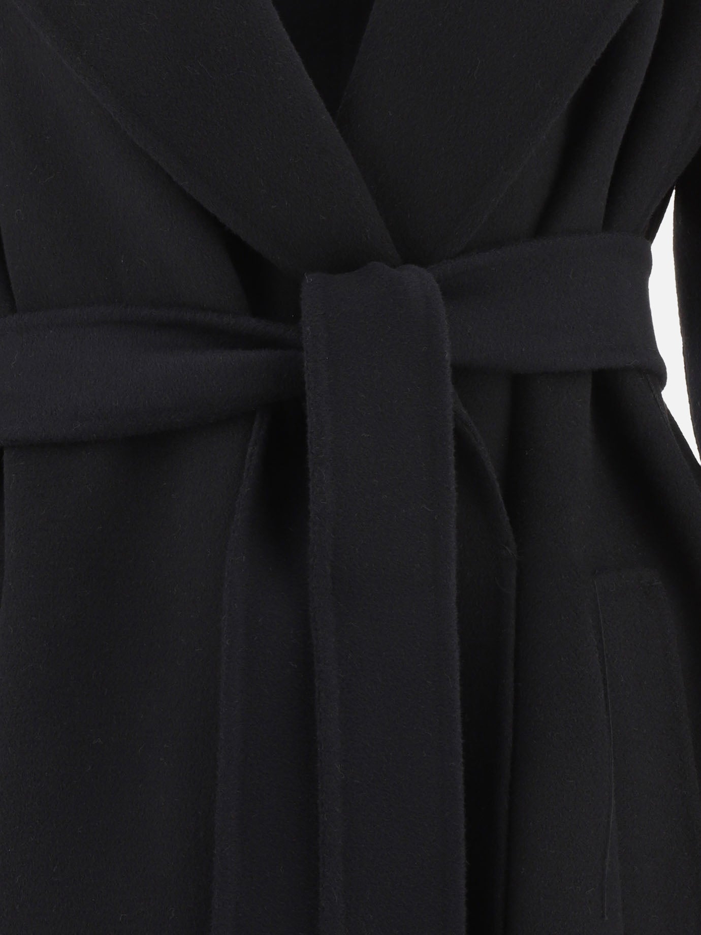 Long coats 100% virgin wool  Black - Max Mara S Women | PDP | VIETTI Online Store | Zoom-Modal_3
