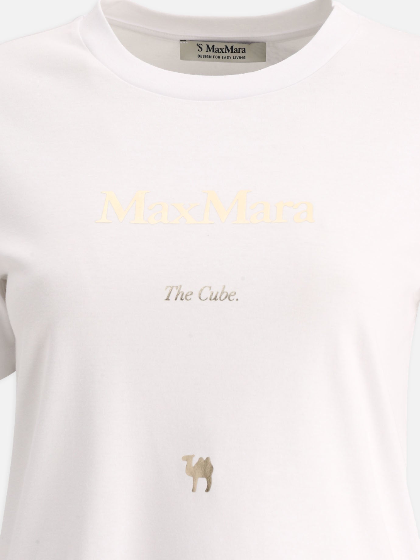 Crewneck t-shirts 100% cotton  White - Max Mara S Women | PDP | VIETTI Online Store | Zoom-Modal_3
