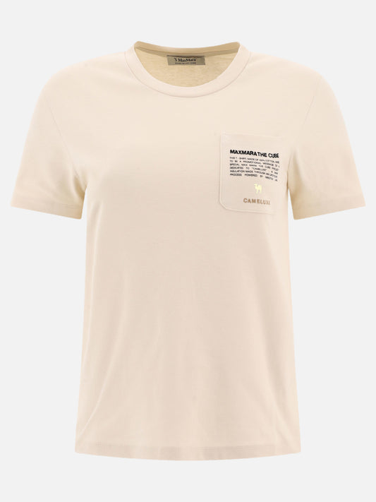 Crewneck t-shirts 100% cotton  Beige - Max Mara S Women | PLP | VIETTI Online Store 
