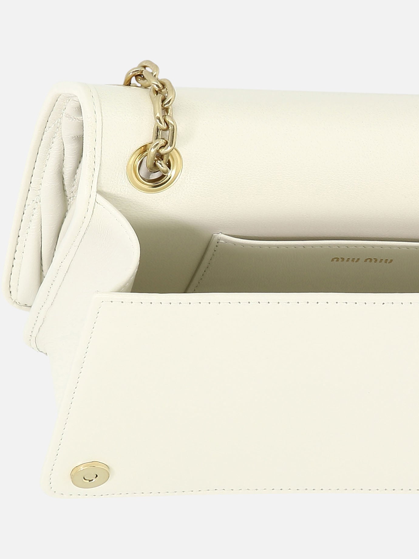 Small bags 100% lamb leather  White - Miu Miu Women | PDP | VIETTI Online Store | Zoom-Modal_5
