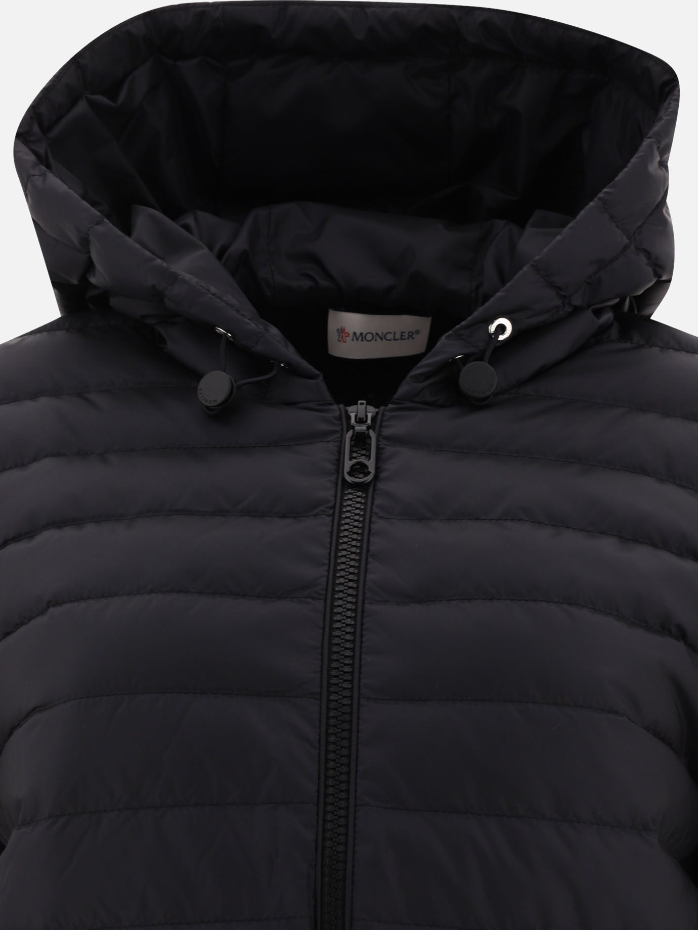 Down jackets 100% polyamide - Padding: down and feathers  Black - Moncler Women | PDP | VIETTI Online Store | thumbnail_3